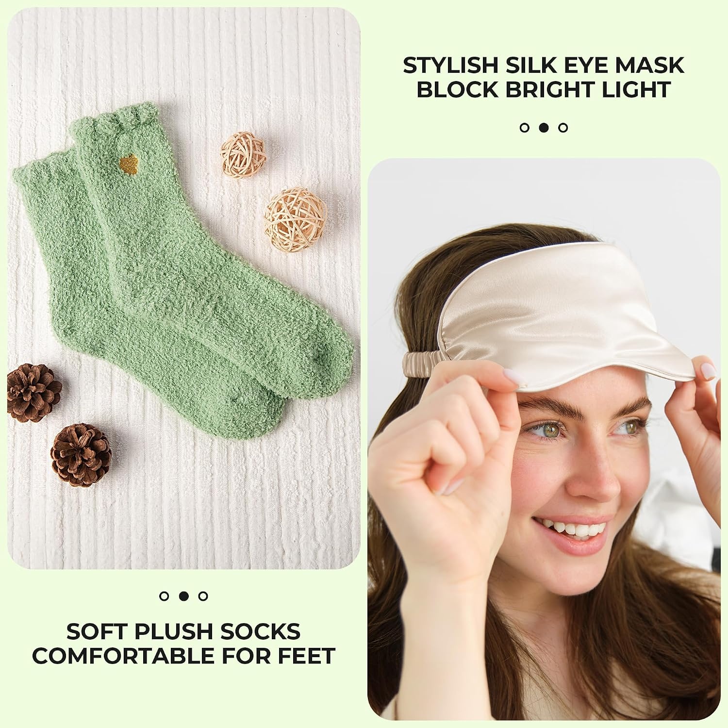 image:imageGRANNY SAYS Birthday Gifts Box for Women Unique Spa Gifts Self Care Get Well Soon Gifts for Women Care Package with Flannel Blanket for Mom Best Friends Wife Sister Green