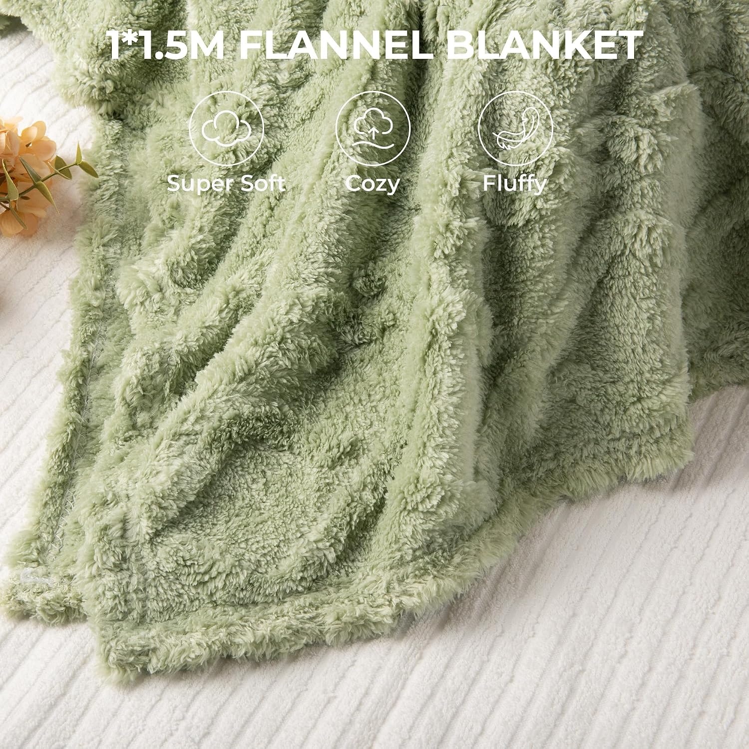 image:imageGRANNY SAYS Birthday Gifts Box for Women Unique Spa Gifts Self Care Get Well Soon Gifts for Women Care Package with Flannel Blanket for Mom Best Friends Wife Sister Green