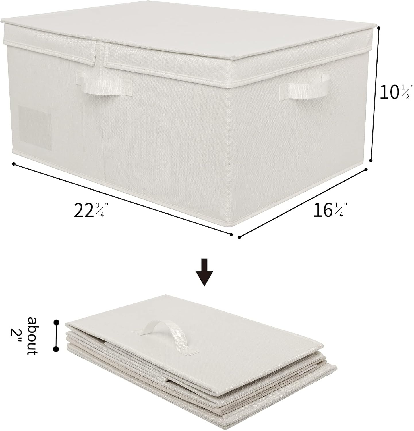 image:imageGRANNY SAYS Bundle of 1Pack Extra Large Storage Boxes amp 3Pack Rectangle Storage Bins with Lids