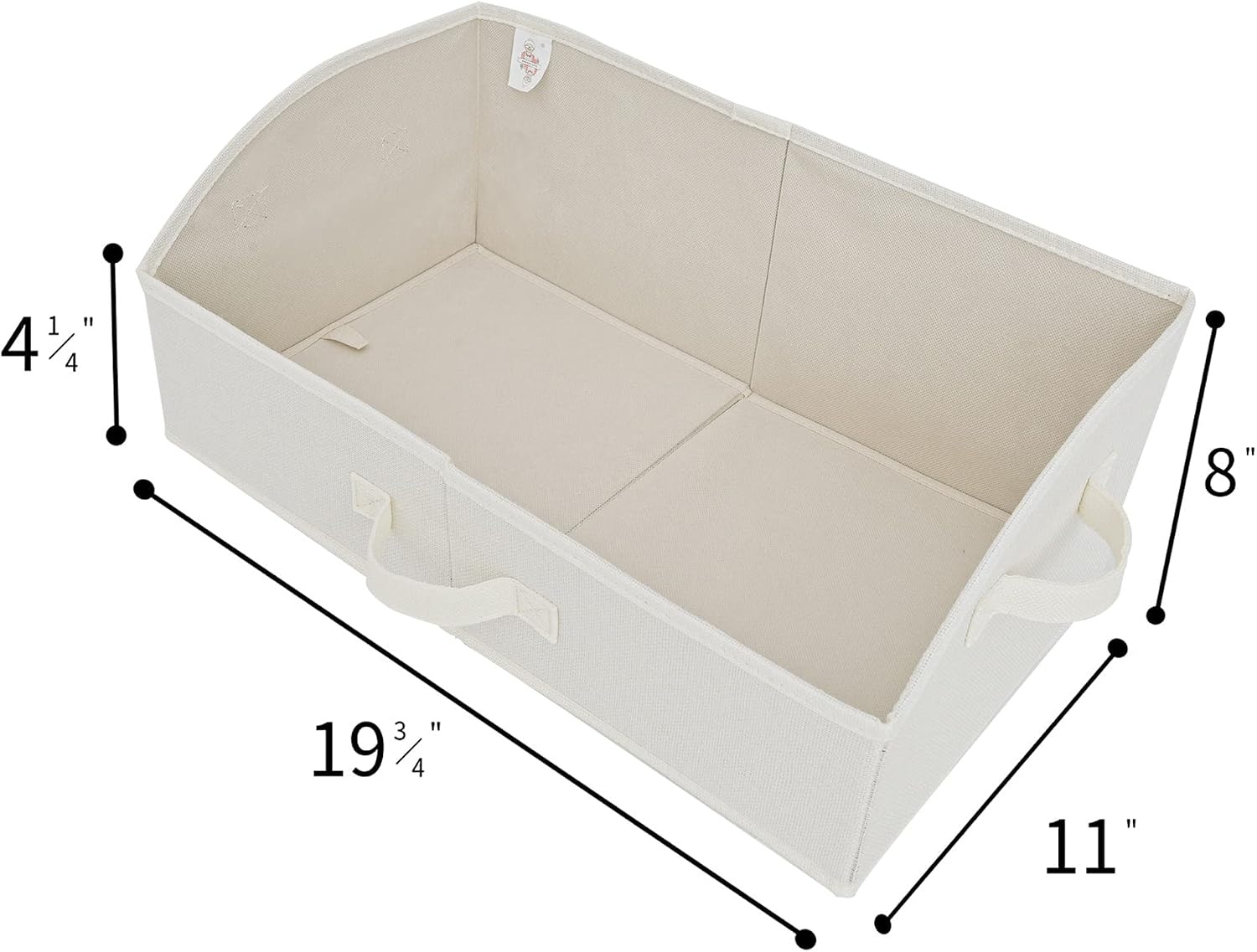 image:imageGRANNY SAYS Bundle of 1Pack Hanging Organizer amp 3Pack Trapezoid Storage Bins for Wardrobe