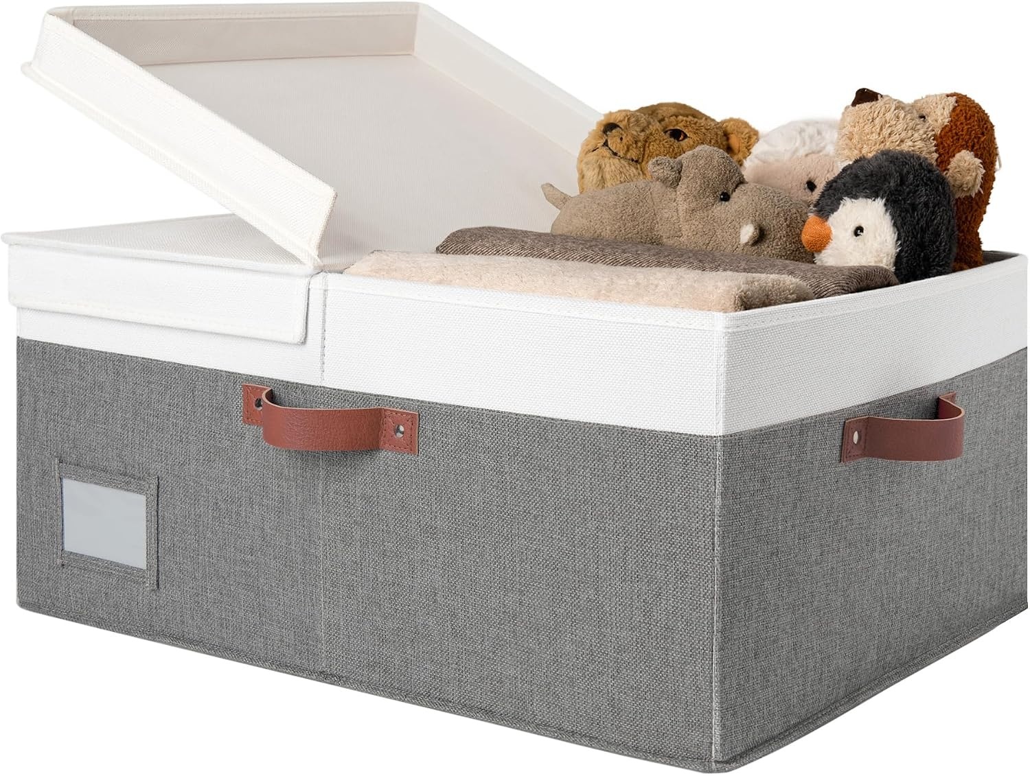image:imageGRANNY SAYS Bundle of 1Pack Large Storage Bins with Lid amp 2Pack Closet Storage Bins