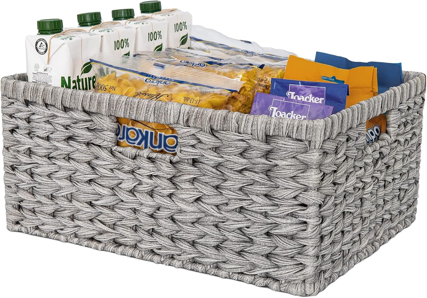 image:imageGRANNY SAYS Bundle of 1Pack Large Wicker Basket For Storage amp 1Pack Bike Baskets For Adult Bikes