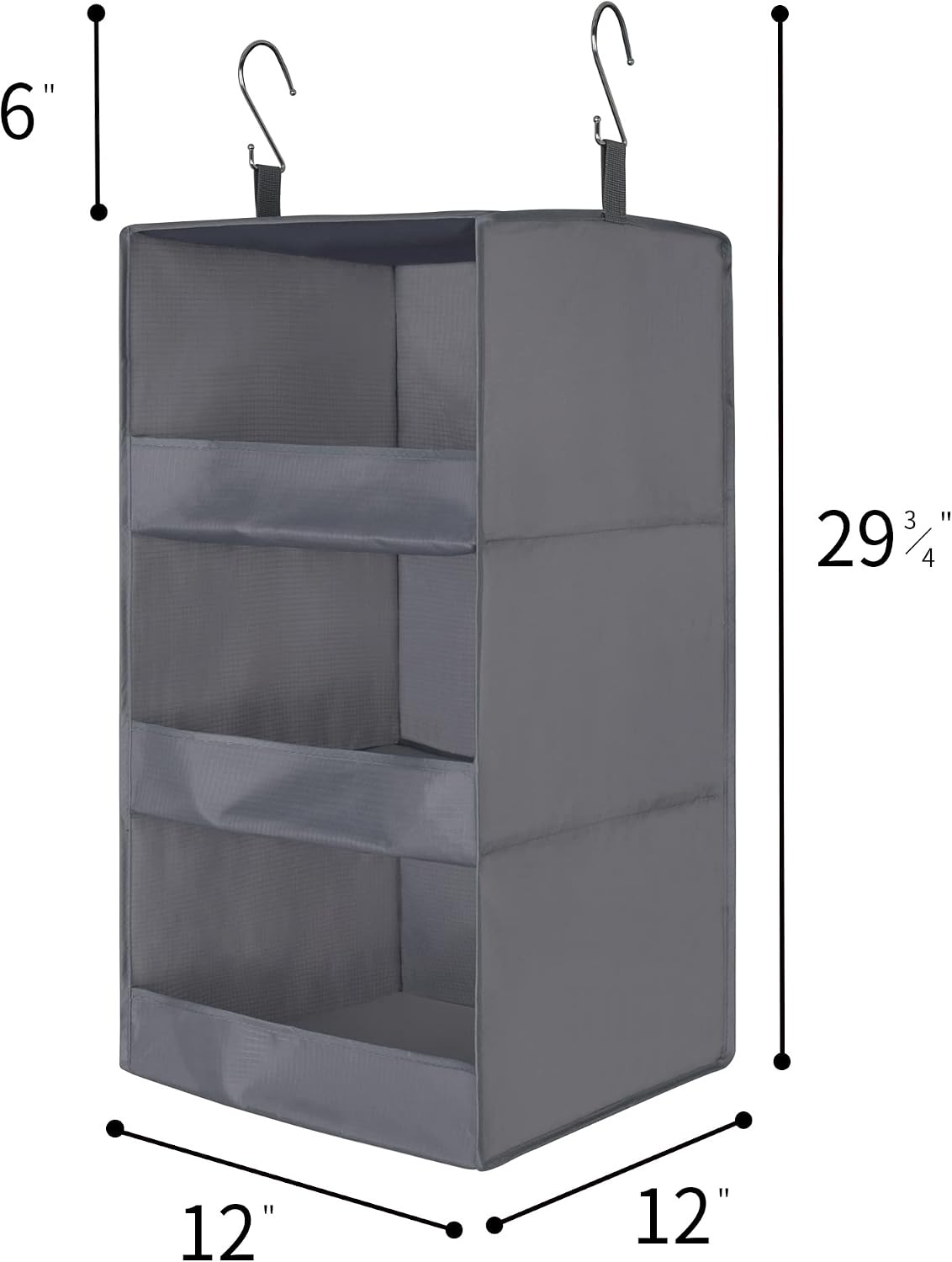 image:imageGRANNY SAYS Bundle of 2Pack Hanging Organizer amp 1Pack Extra Large Rectangle Storage Bin