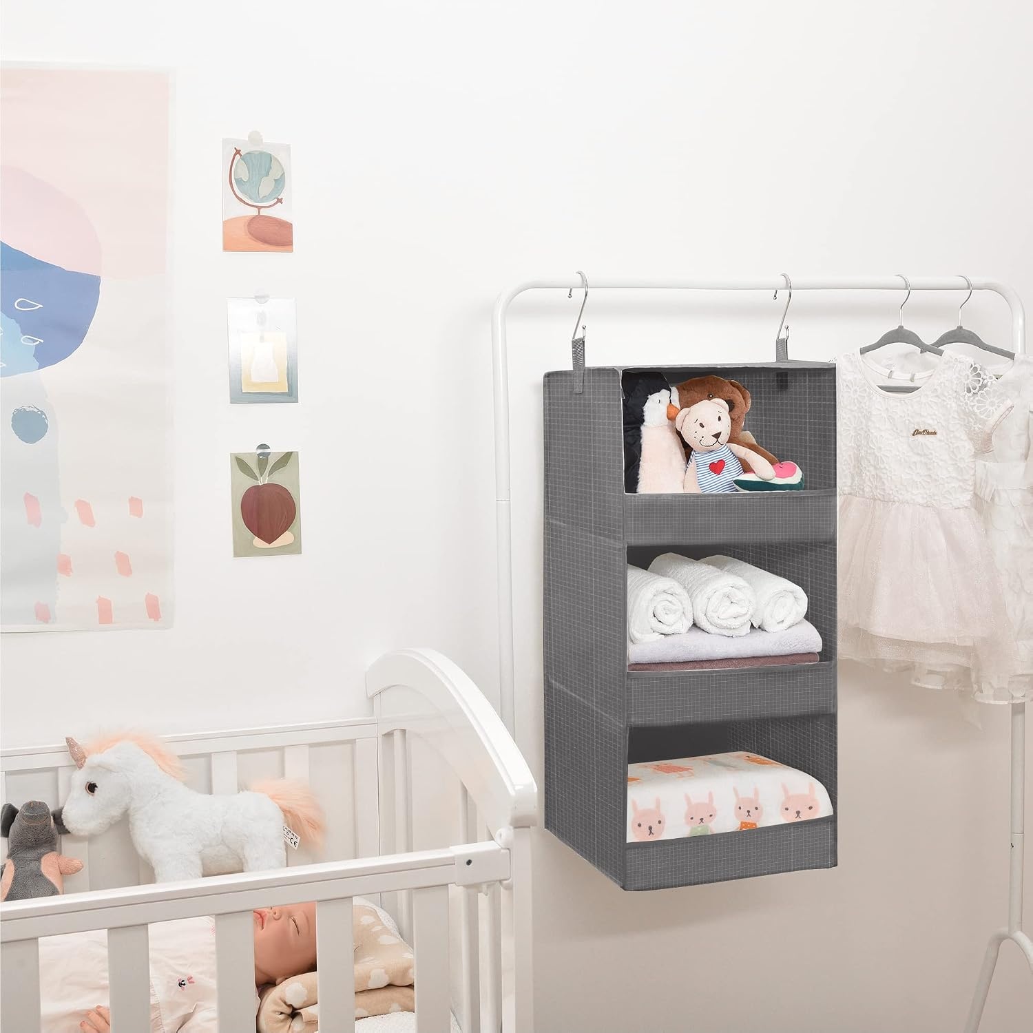 image:imageGRANNY SAYS Bundle of 2Pack Hanging Organizer amp 1Pack Extra Large Rectangle Storage Bin