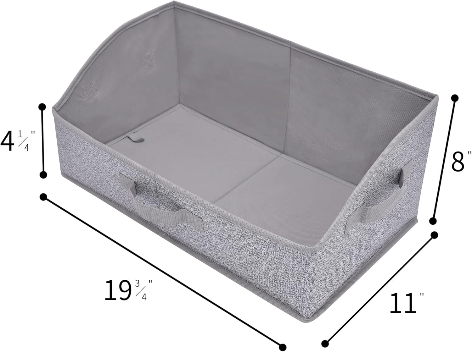 image:imageGRANNY SAYS Bundle of 3 Sets Storage Bins for Closet Shelves