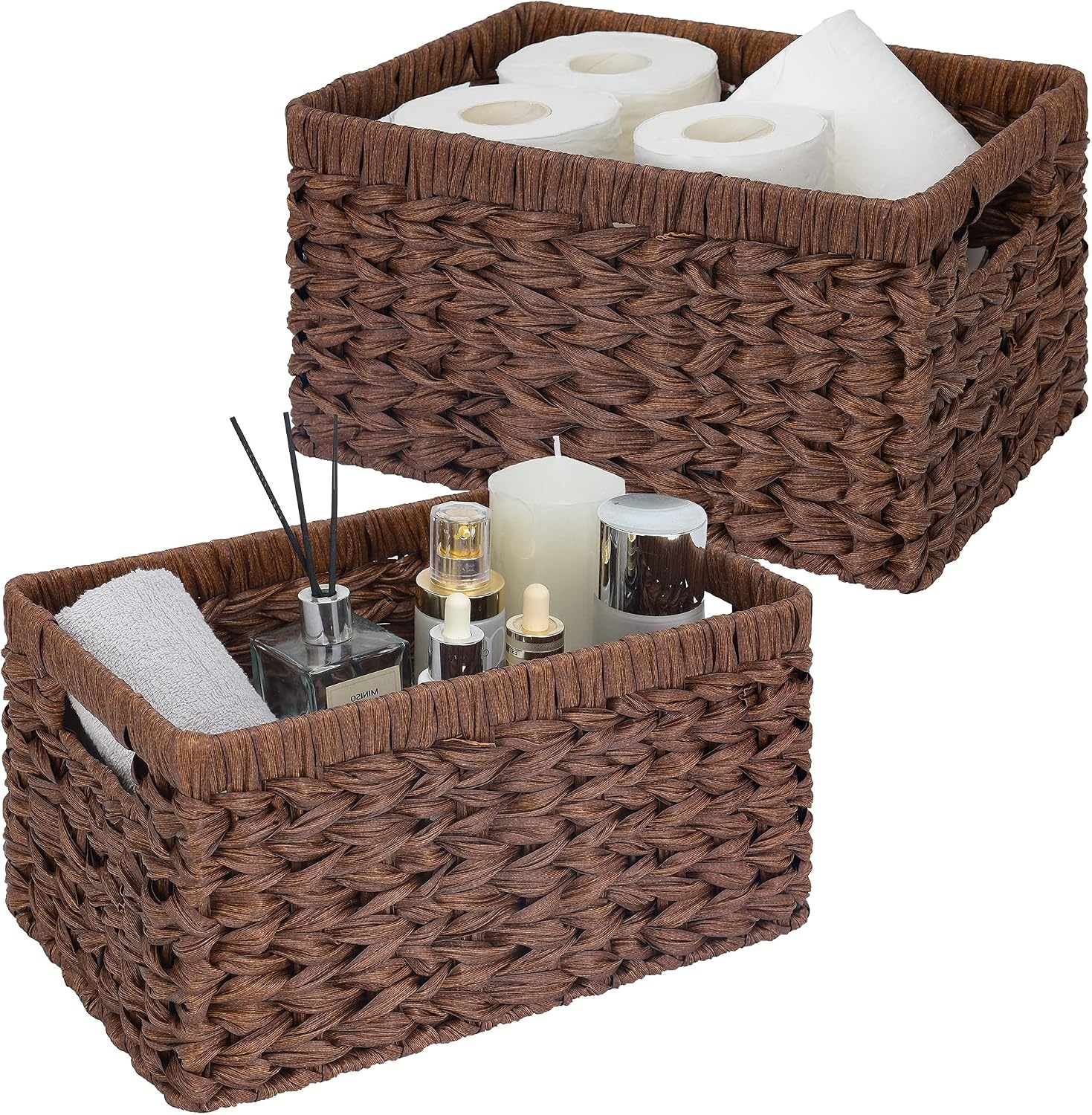 image:imageGRANNY SAYS Bundle of 3 Sets Wicker Baskets for Storage