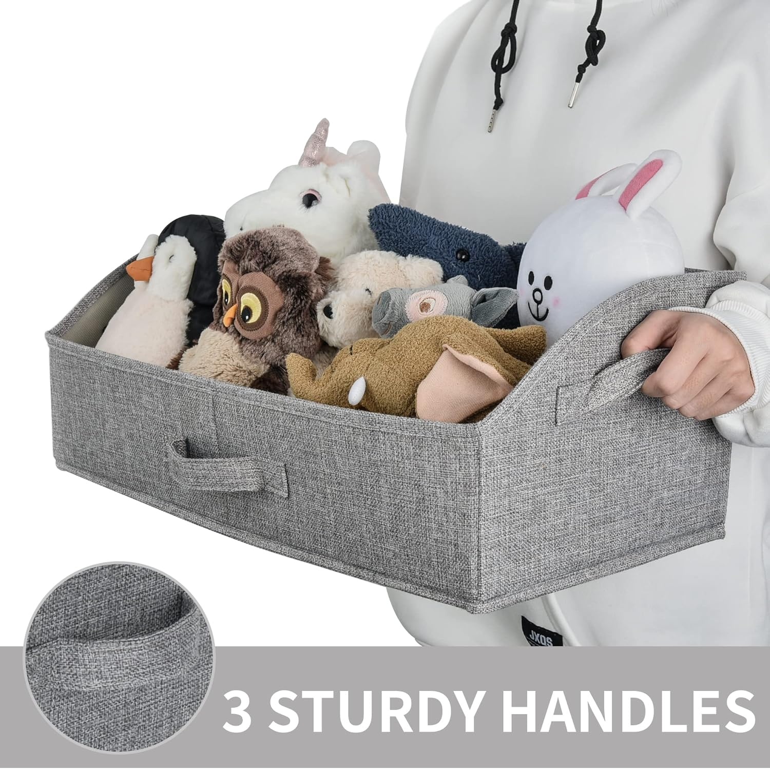 image:imageGRANNY SAYS Bundle of 3Pack Closet Organizer Baskets amp 3Pack Linen Closet Organizers and Storage Baskets