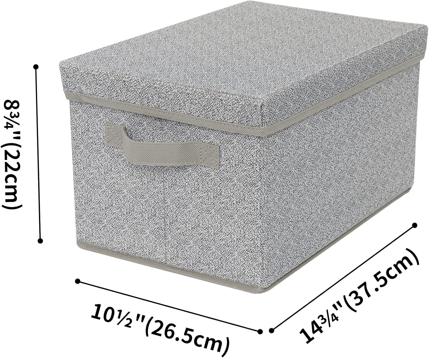 image:imageGRANNY SAYS Bundle of 3Pack Fabric Storage Bins amp 3Pack Rectangle Lidless Storage Bins