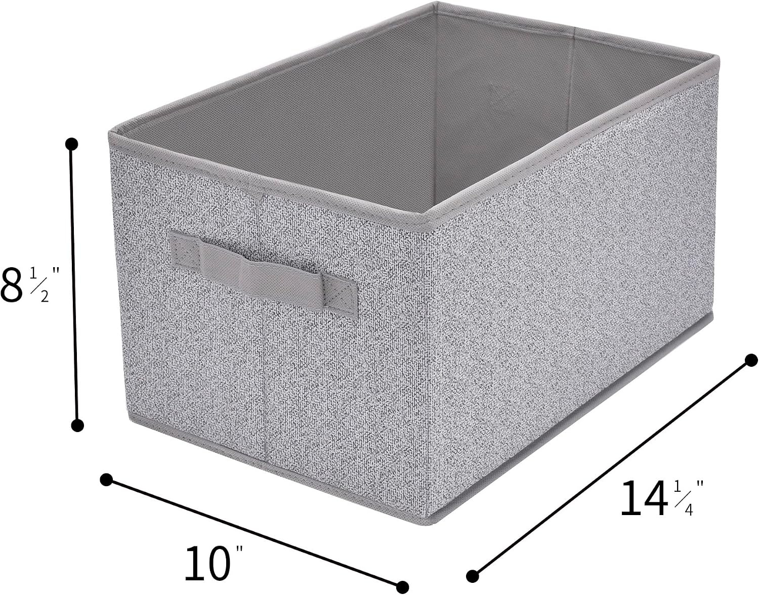 image:imageGRANNY SAYS Bundle of 3Pack Gray Large Storage Bins amp 3Pack Gray Medium Storage Bins