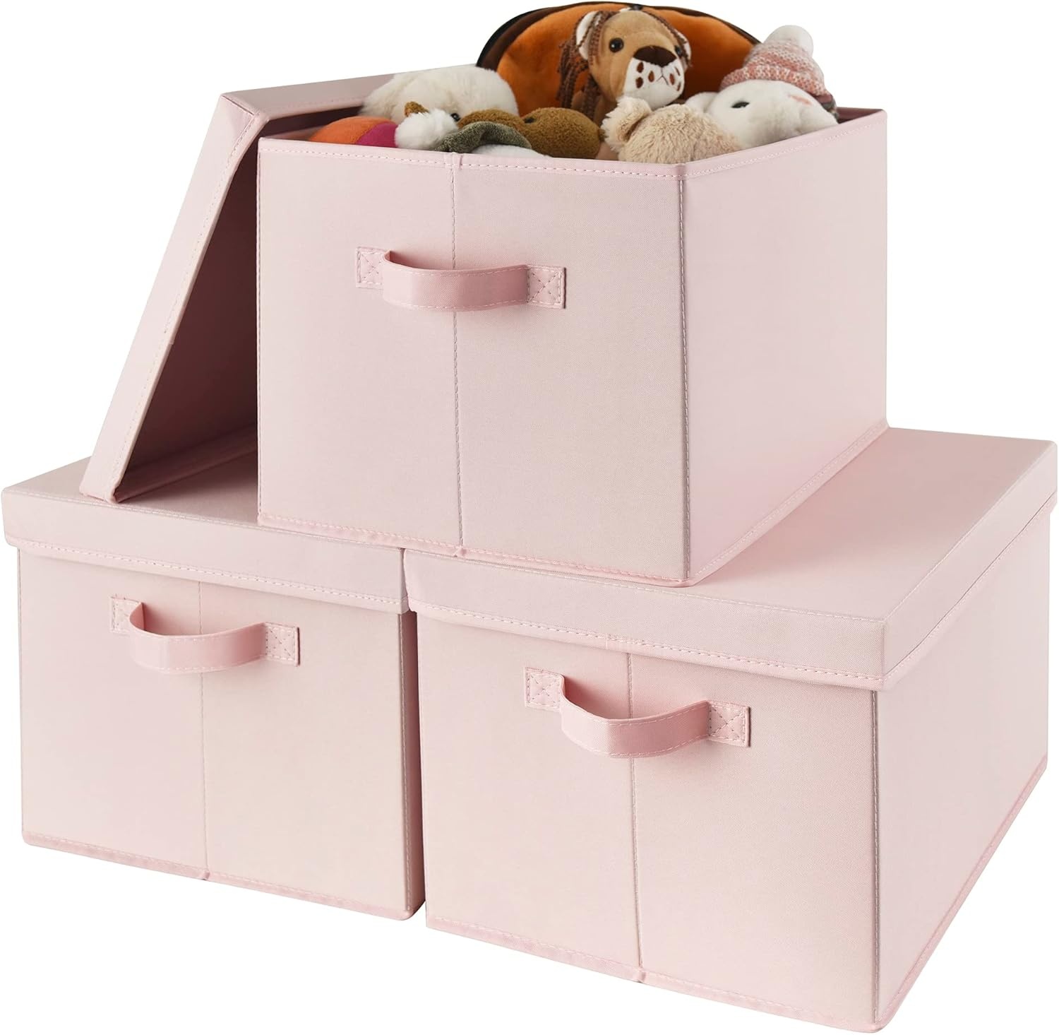 image:imageGRANNY SAYS Bundle of 3Pack Lidded Closet Storage Bins amp 3Pack Organization and Storage Bins