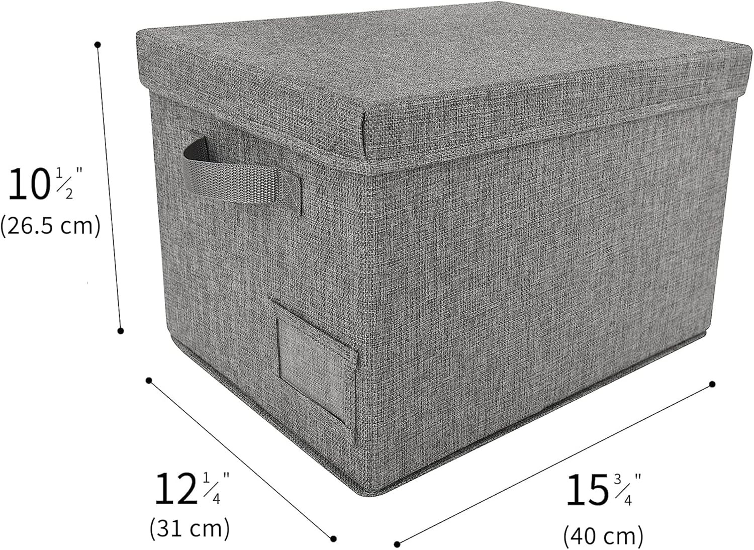image:imageGRANNY SAYS Bundle of 3Pack Rectangle Storage Baskets amp 3Pack Closet Bins for Shelves