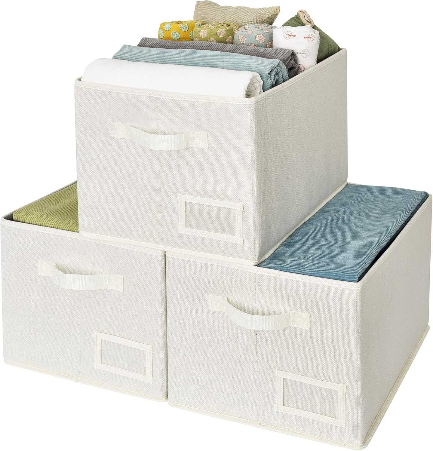 image:imageGRANNY SAYS Bundle of 3Pack Storage Boxes for Closet amp 1Pack Door Storage Organizer