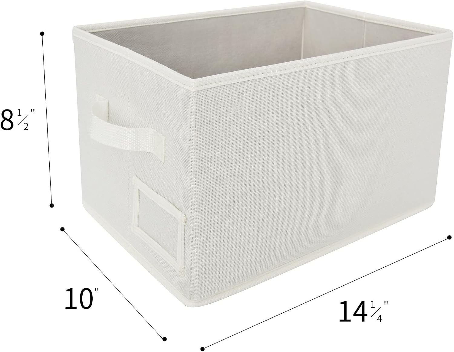 image:imageGRANNY SAYS Bundle of 3Pack Wardrobe Storage Bins amp 3Pack Trapezoid Storage Bins for Closet Shelves