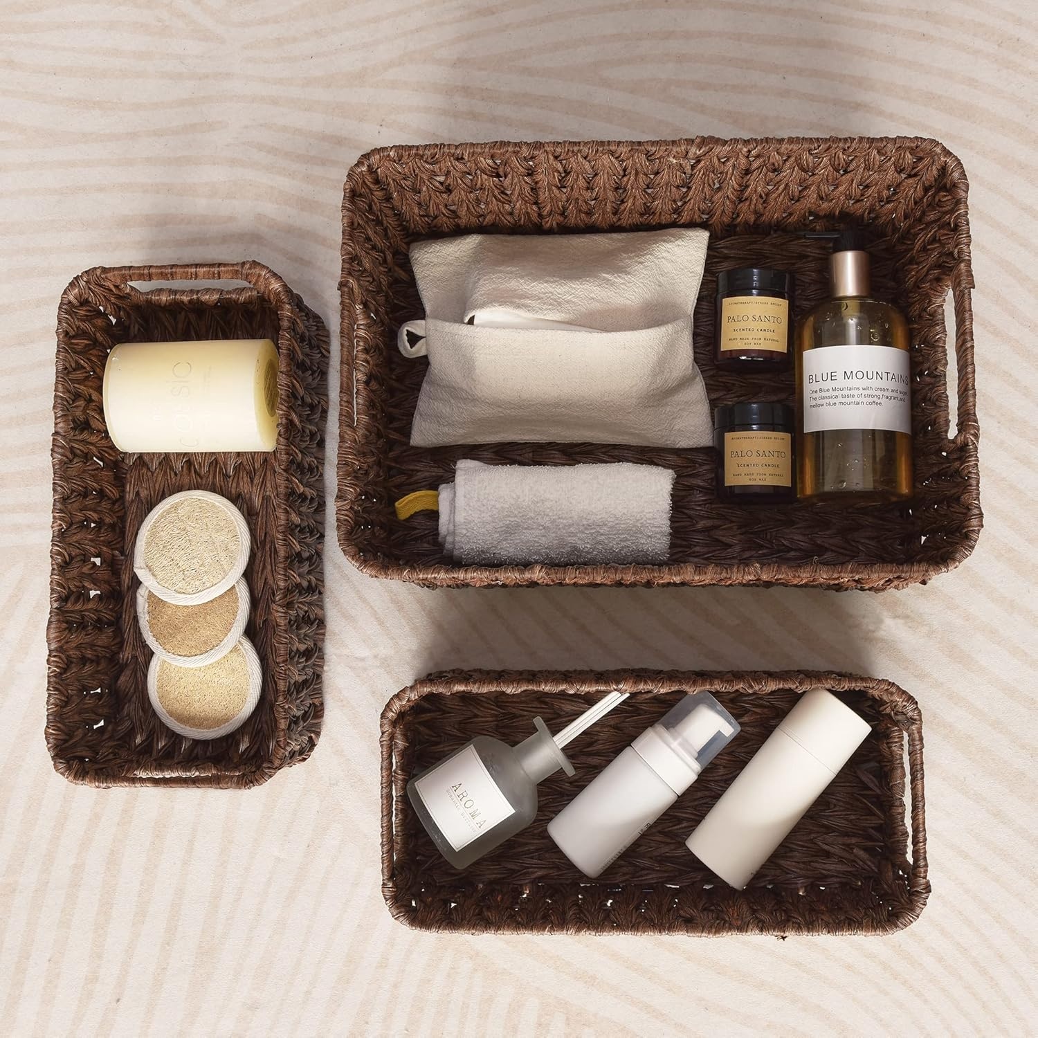 image:imageGRANNY SAYS Bundle of 3Pack Wicker Baskets amp 3Pack Wicker Storage Baskets