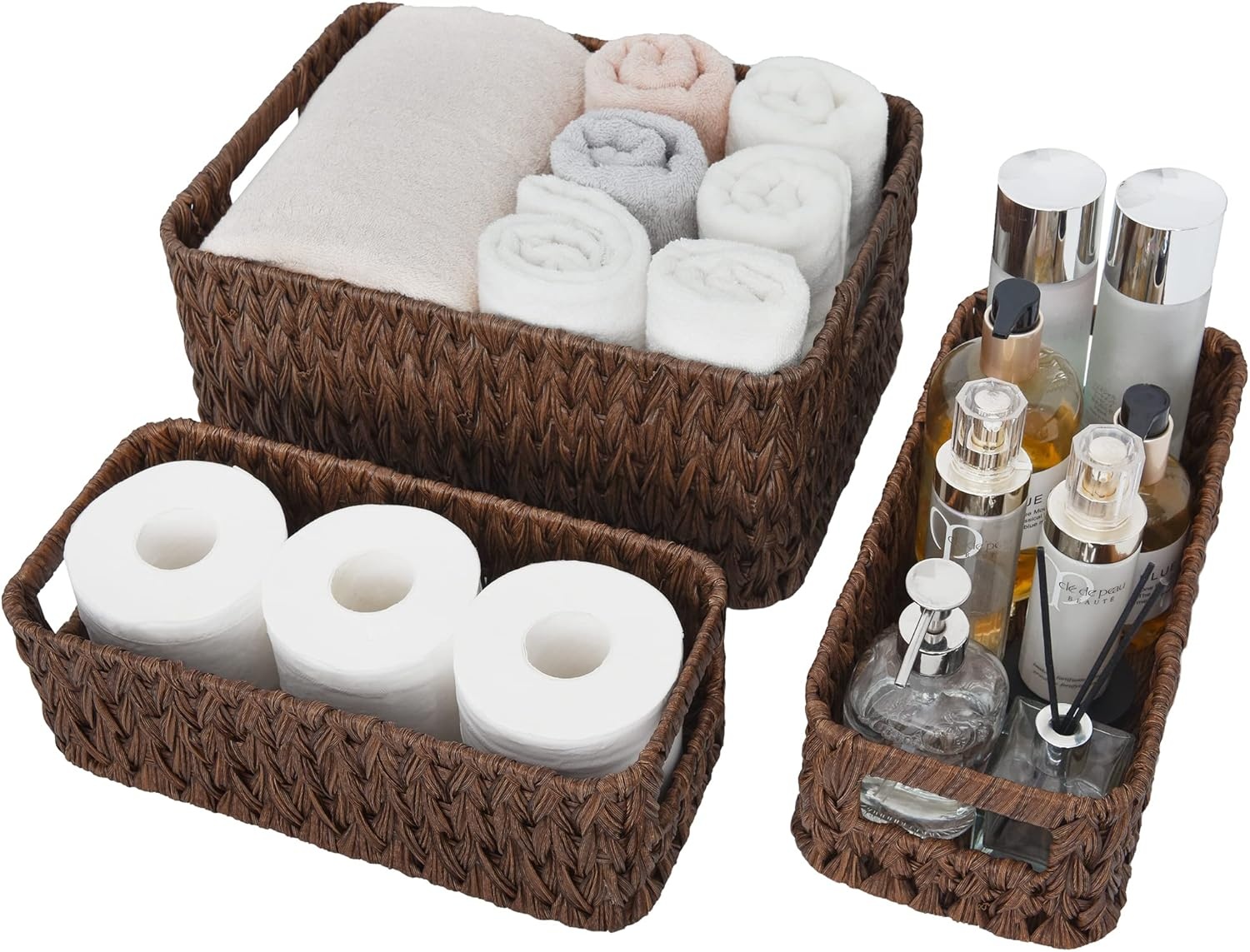 image:imageGRANNY SAYS Bundle of 3Pack Wicker Baskets amp 3Pack Wicker Storage Baskets