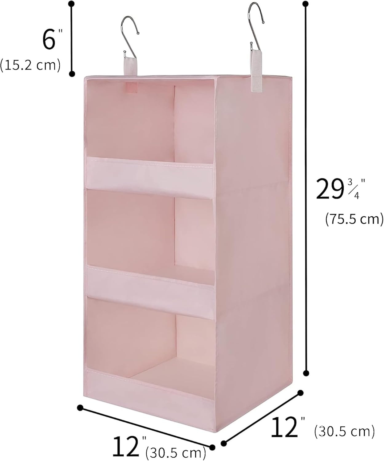 image:imageGRANNY SAYS Bundle of 6Pack Cube Storage Bins amp 1Pack Hanging Organizer