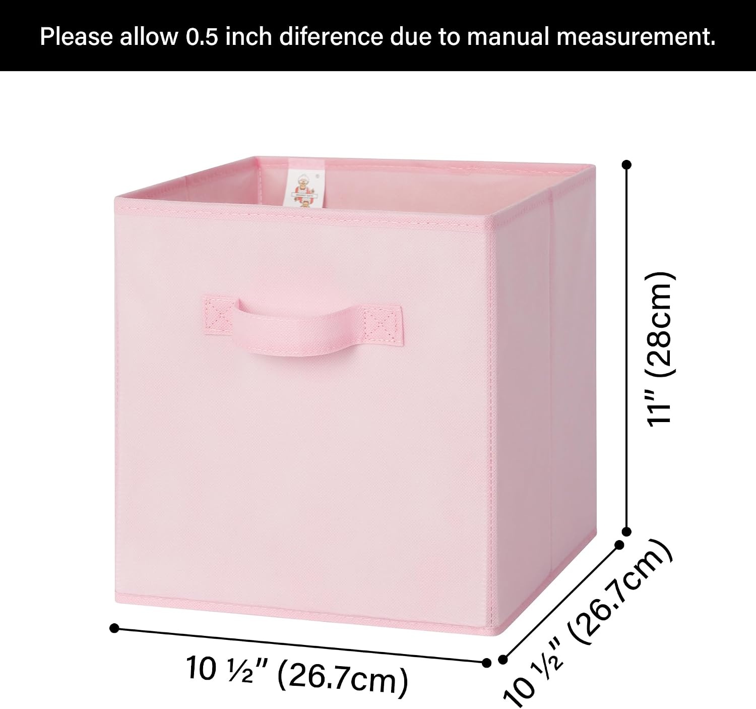 image:imageGRANNY SAYS Bundle of 6Pack Cube Storage Bins amp 2Pack Closet Storage Bins