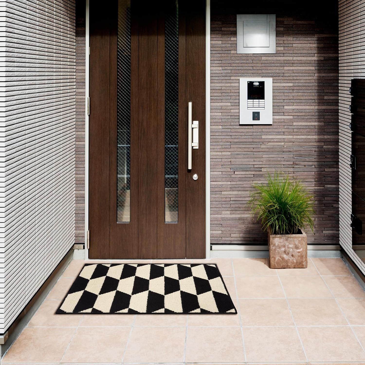 image:imageGRANNY SAYS Kitchen Mats for Floor Kitchen Rugs Non Slip Washable Runner Rugs for Kitchen Floor 47 x 177 Stain Resistant Comfort Standing Mat Made of 100 Polypropylene BlackBlackdiamond