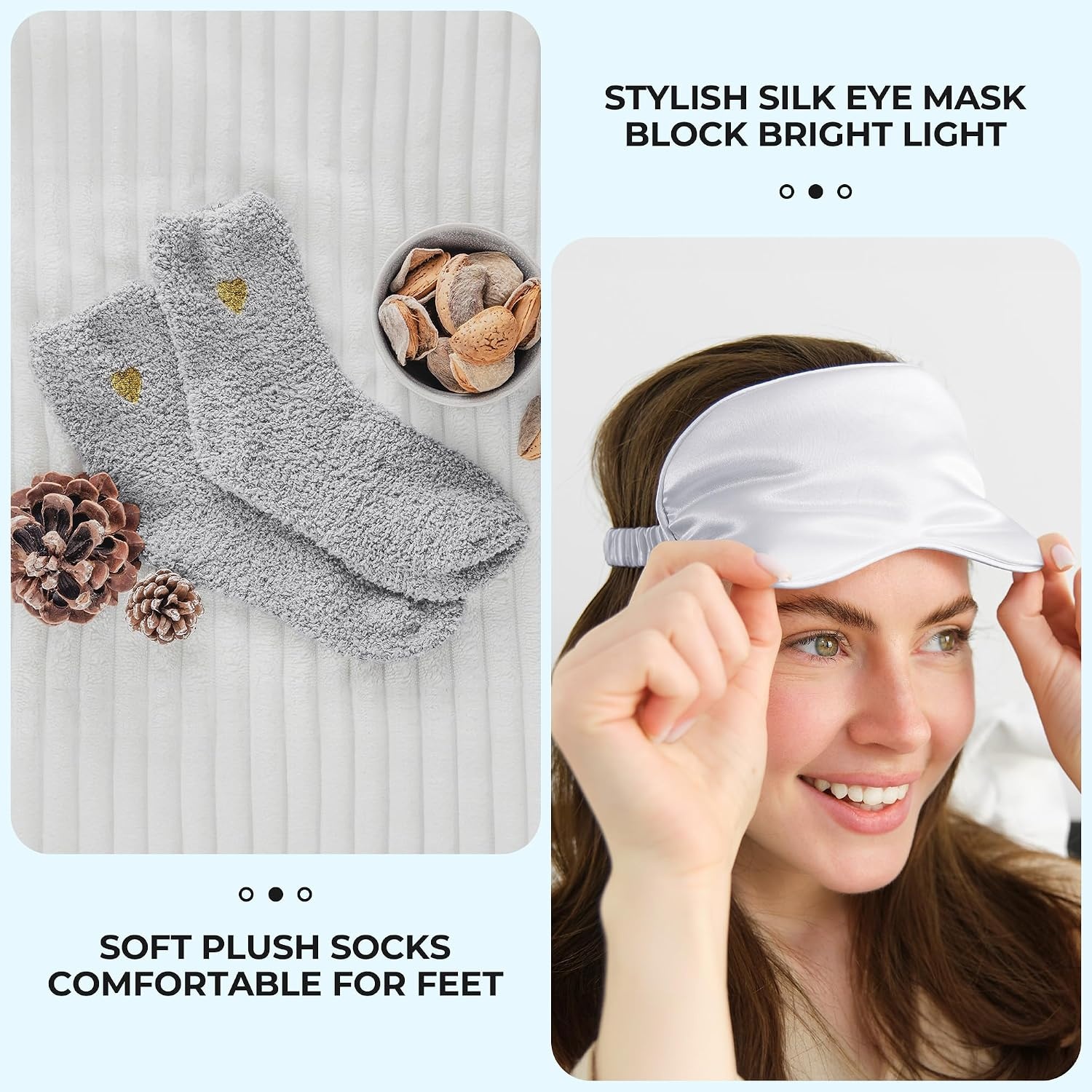 image:imageGRANNY SAYS Spa Gifts Set for Mom Birthday Gifts for Mom Self Care for Women with Luxury Flannel Blanket Thank You Gifts Get Well Gifts for Women Mom Best Friends Wife Sister Blue