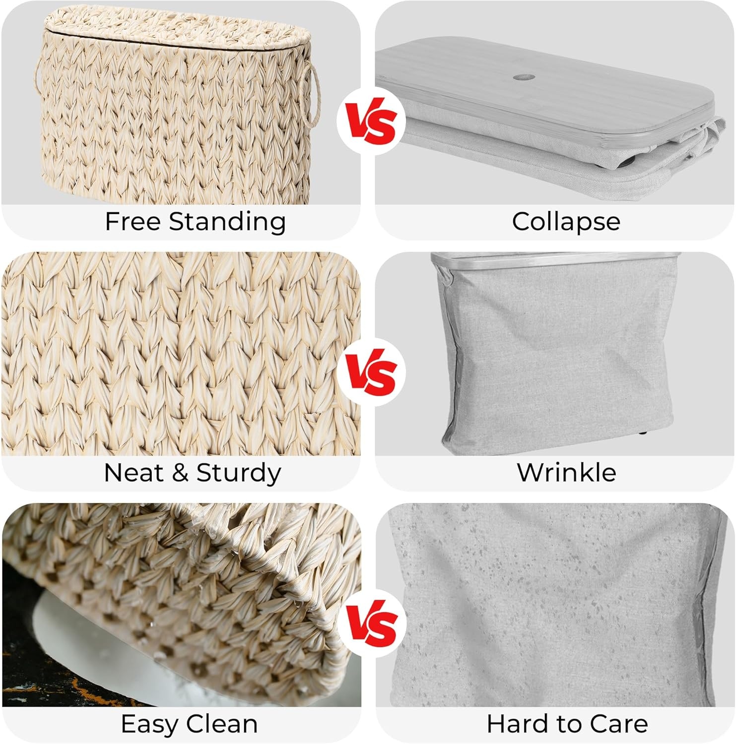 image:imageGRANNY SAYS Toilet Paper Storage Toilet Paper Basket for Bathroom 6 Mega Rolls Holder with Storage Waterproof Bathroom Storage Baskets BrownButter Milk