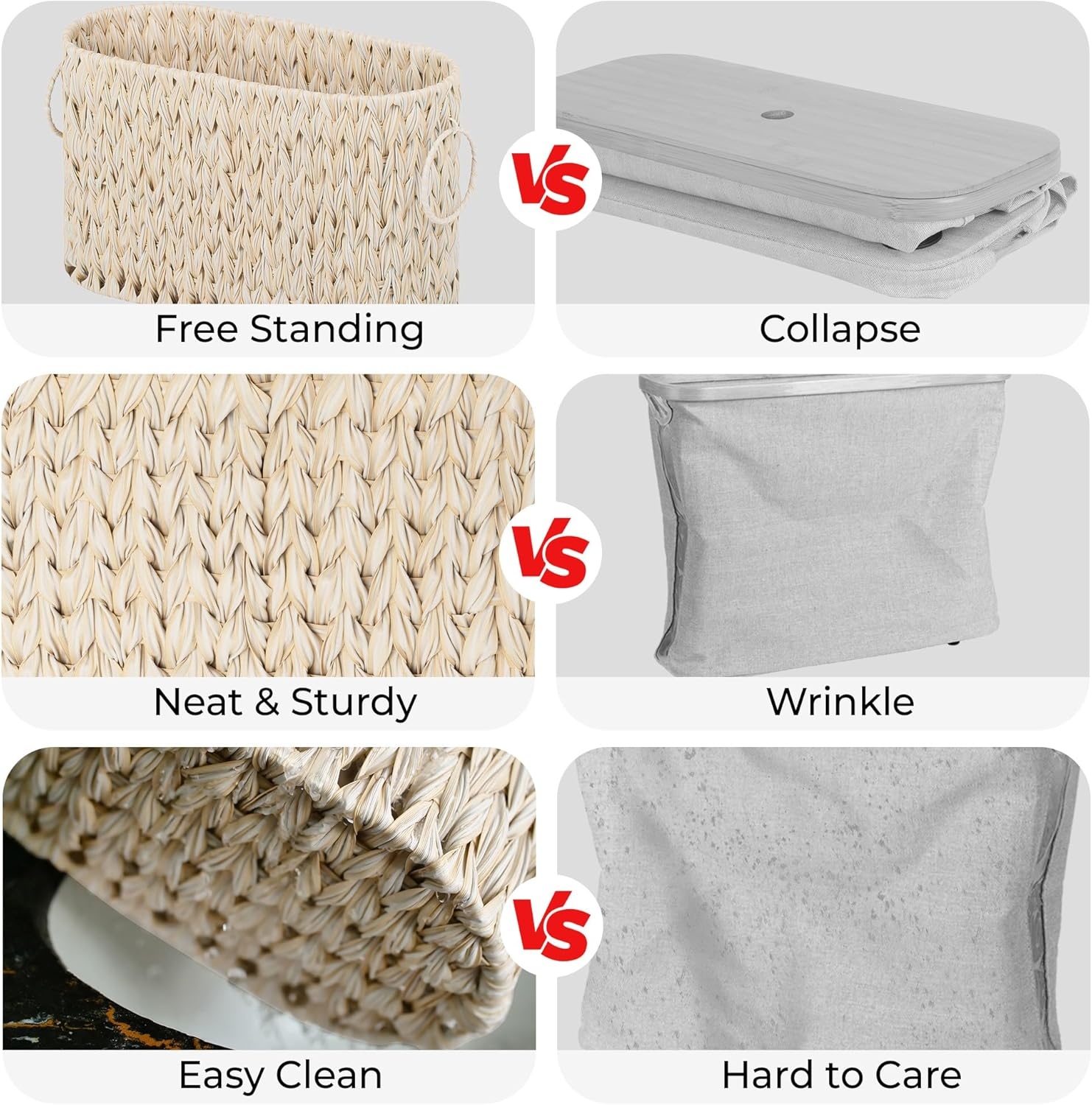 image:imageGRANNY SAYS Toilet Paper Storage Toilet Paper Basket for Bathroom 6 Mega Rolls Holder with Storage Waterproof Bathroom Storage Baskets BrownButter Milk