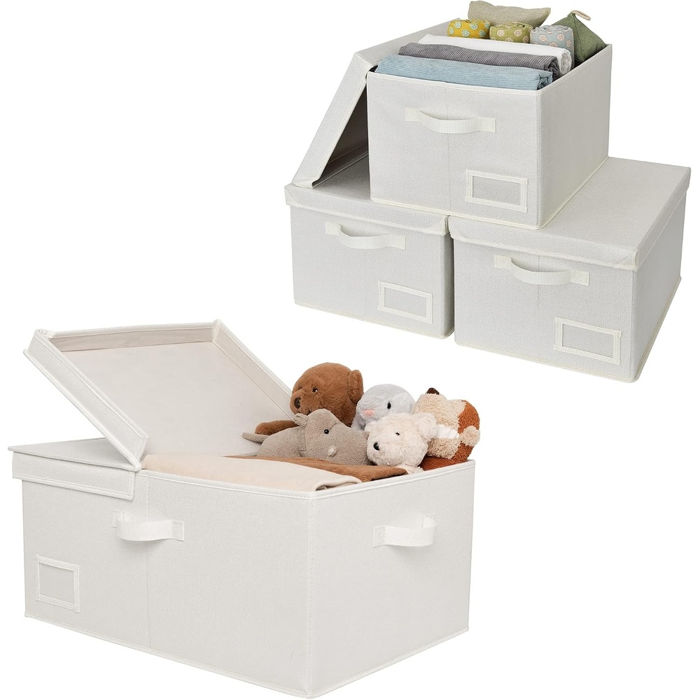 image:imageGRANNY SAYS Bundle of 1Pack Extra Large Storage Boxes amp 3Pack Rectangle Storage Bins with Lids