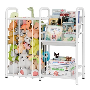 image:imageGRANNY SAYS 3Tier Storage Organizer with Bookshelf Elastic Cord Organizer for Books and Items SpaceSaving Storage Solution for Home Living Room Bedroom