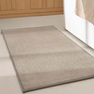 image:imageGRANNY SAYS Beige Bathroom Rugs Absorbent Bath Mats for Bathroom 24 x 16 Soft Chenille Bathroom Mat Small Bath Rugs Non Slip Washable Quick Dry Thin Rug for Tub and ShowerBkhaki