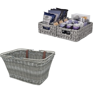image:imageGRANNY SAYS Bundle of 1Pack Basket for Bikes for Women amp 2Pack Wicker Shelf Baskets