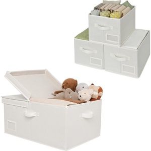 image:imageGRANNY SAYS Bundle of 1Pack Jumbo Clothes Storage Bins amp 3Pack Rectangle Storage Bins for Organizing