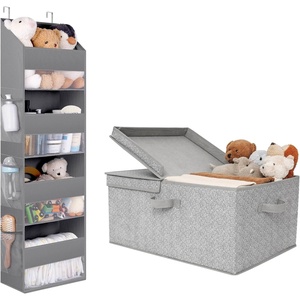 image:imageGRANNY SAYS Bundle of 1Pack Large Basket For Organizing amp 1Pack Over The Door Storage Organizer