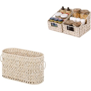image:imageGRANNY SAYS Bundle of 1Pack Wicker Baskets for Storage amp 2Pack Wicker Shelf Baskets