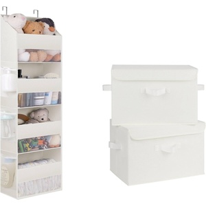 image:imageGRANNY SAYS Bundle of 2Pack Folding Closet Organizers amp 1Pack Over The Door Storage Organizer