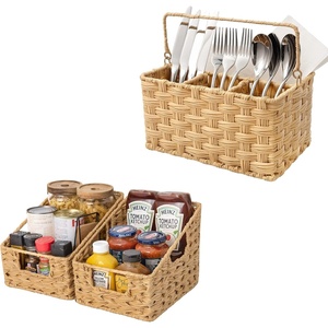 image:imageGRANNY SAYS Bundle of 2Pack Organizing Baskets For Shelves amp 1Pack Kitchen Nature Yellow Baskets For Storage