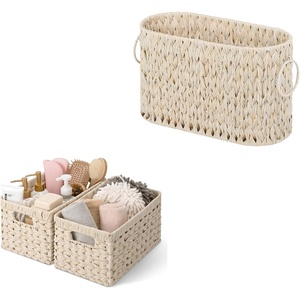 image:imageGRANNY SAYS Bundle of 2Pack Wicker Storage Basket for Organizing amp 1Pack Toilet Paper Storage Basket
