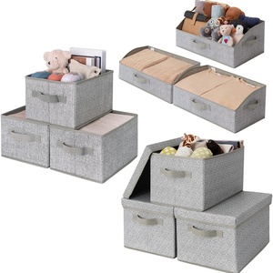 image:imageGRANNY SAYS Bundle of 3 Sets Storage Bins for Closet Shelves