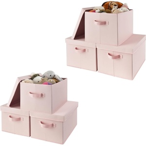 image:imageGRANNY SAYS Bundle of 3Pack Lidded Closet Storage Bins amp 3Pack Organization and Storage Bins