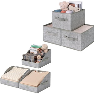 image:imageGRANNY SAYS Bundle of 3Pack Trapezoid Storage Bins amp 3Pack Rectangle Storage Bins