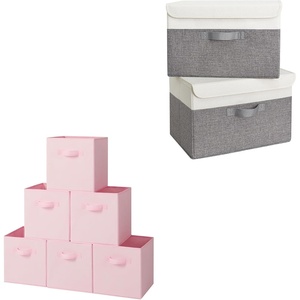 image:imageGRANNY SAYS Bundle of 6Pack Cube Storage Bins amp 2Pack Closet Storage Bins