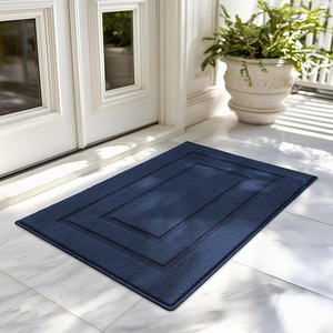 image:imageGRANNY SAYS Front Door Mat Indoor Entrance Indoor Door Rugs for Entryway LowProfile NonSlip Outdoor Rugs Washable Floor Mat Welcome Mat 32x20 GreyAdeep Blue