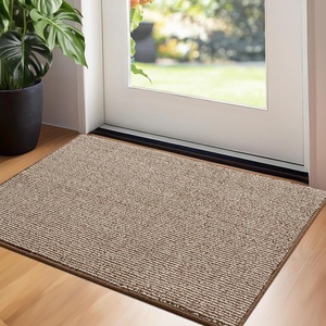 image:imageGRANNY SAYS Front Door Mat Indoor Entrance Indoor Door Rugs for Entryway LowProfile NonSlip Outdoor Rugs Washable Floor Mat Welcome Mat 32x20 GreyBrown and Beige