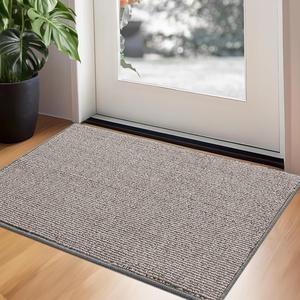 image:imageGRANNY SAYS Front Door Mat Indoor Entrance Indoor Door Rugs for Entryway LowProfile NonSlip Outdoor Rugs Washable Floor Mat Welcome Mat 32x20 GreyGrey and Beige