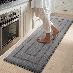 image:imageGRANNY SAYS Kitchen Mats for Floor Kitchen Rugs Non Slip Washable Runner Rugs for Kitchen Floor 47 x 177 Stain Resistant Comfort Standing Mat Made of 100 Polypropylene BlackAgrey