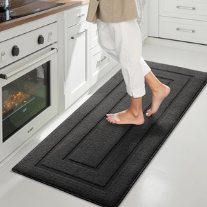 image:imageGRANNY SAYS Kitchen Mats for Floor Kitchen Rugs Non Slip Washable Runner Rugs for Kitchen Floor 47 x 177 Stain Resistant Comfort Standing Mat Made of 100 Polypropylene BlackAcharcoal Grey