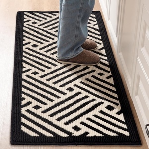image:imageGRANNY SAYS Kitchen Mats for Floor Kitchen Rugs Non Slip Washable Runner Rugs for Kitchen Floor 47 x 177 Stain Resistant Comfort Standing Mat Made of 100 Polypropylene BlackBlackwave