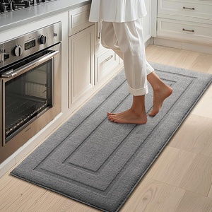 image:imageGRANNY SAYS Kitchen Mats for Floor Kitchen Rugs Non Slip Washable Runner Rugs for Kitchen Floor 47 x 177 Stain Resistant Comfort Standing Mat Made of 100 Polypropylene BlackAgray