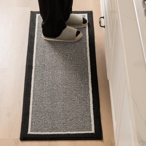 image:imageGRANNY SAYS Kitchen Mats for Floor Kitchen Rugs Non Slip Washable Runner Rugs for Kitchen Floor 47 x 177 Stain Resistant Comfort Standing Mat Made of 100 Polypropylene BlackBlackstripe