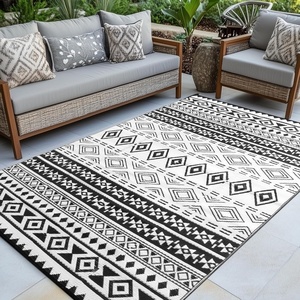 image:imageGRANNY SAYS Outdoor Plastic Straw Rug Indoor Outdoor Rugs 5x8 ft Waterproof Outdoor Mat Reversible Patio Rug for Camping RV Porch Deck Balcony Backyard Boho