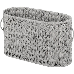 image:imageGRANNY SAYS Toilet Paper Storage Basket with Lid and Handle Durable Toilet Paper Holder Waterproof Bathroom Organizers and Storage Wicker Basket for Bathroom Storage GreyGrey
