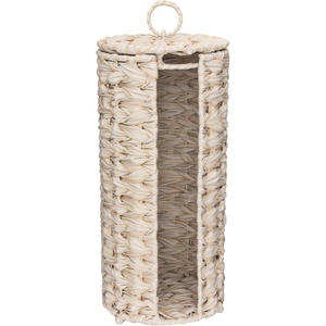 image:imageGRANNY SAYS Toilet Paper Storage Holder Bathroom Toilet Paper Holder Stand Woven Bathroom Baskets for Bathroom Free Standing Organizer for Bathroom StorageButter Milk
